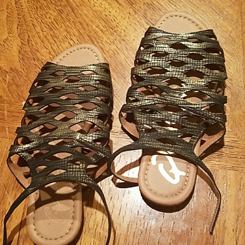 Gold Sandals